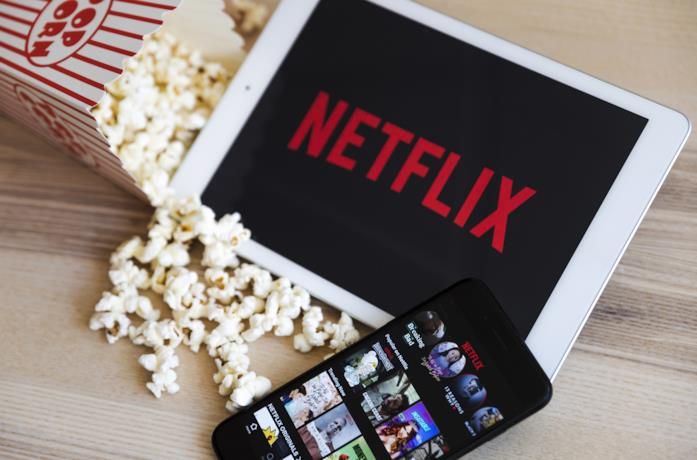 Netflix in esecuzione su iPad e iPhone
