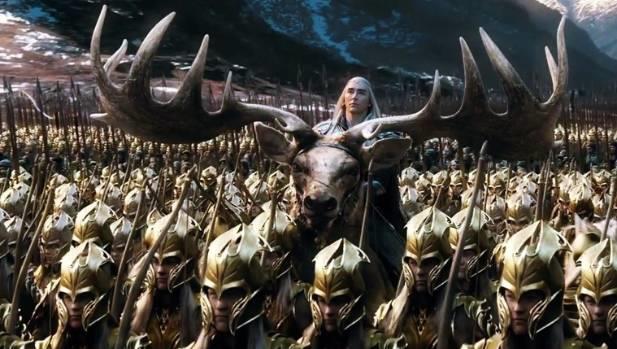 Scena del film Lo Hobbit - La battaglia delle cinque armate