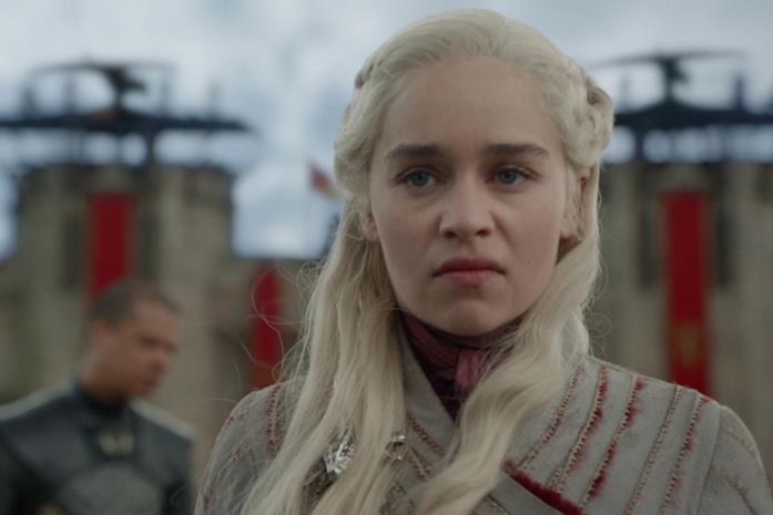 Game of Thrones 8x05: la follia di Daenerys secondo Emilia Clarke Emilia Clarke in Game of Thrones 8x04