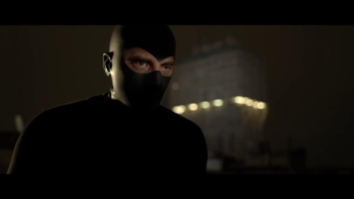 Luca Marinelli nei panni di Diabolik Luca Marinelli è il ladro Diabolik nel film dei Marinetti Bros.
