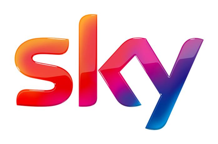 Il logo di Sky, la pay TV attiva in Europa