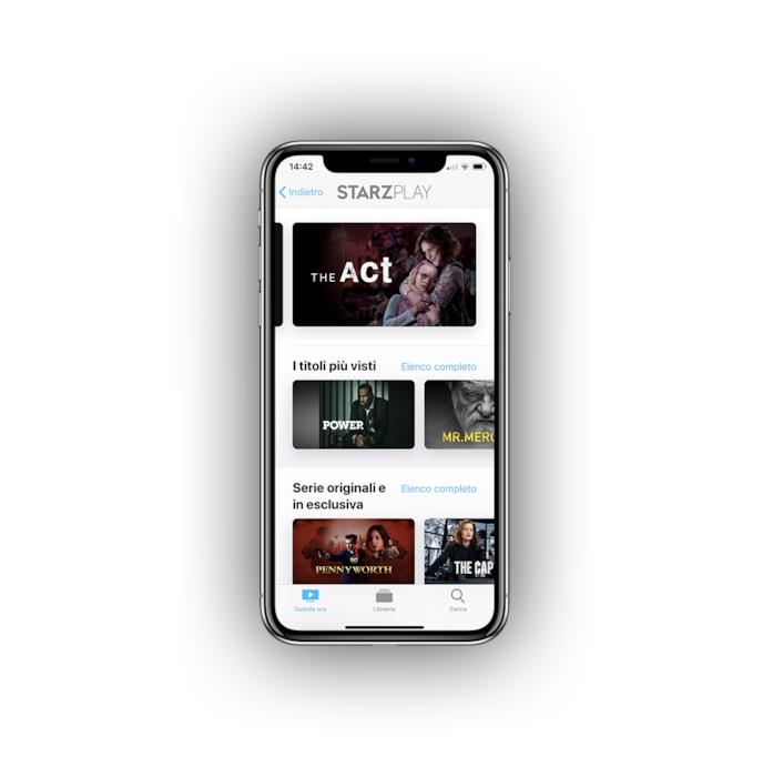 STARZPLAY è disponibile anche su Apple TV La Home di STARZPLAY su Apple TV