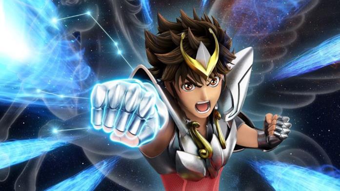 Seiya di Pegasus nella versione in grafica 3D