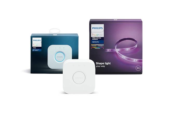 Philips Lighting Hue Bridge 2.0 Controllo del Sistema + Hue Striscia LED in offerta per l'Amazon Prime Day Philips Lighting Hue Bridge 2.0 Controllo del Sistema + Hue Striscia LED
