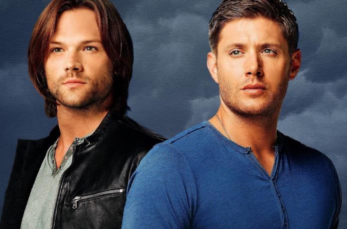 Primo piano di Jared Padalecki e Jensen Ackles