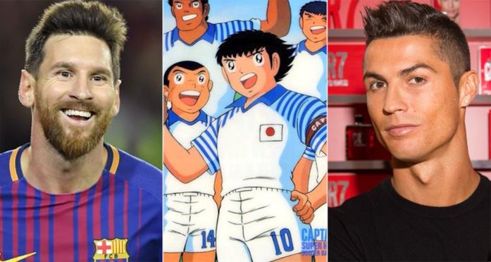 Messi e Ronaldo e Holly e Benji