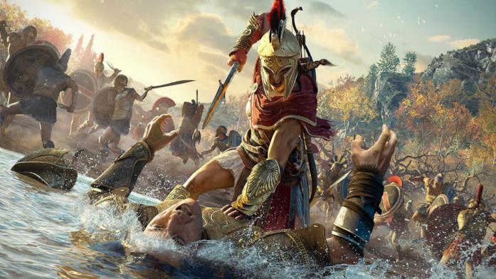 Un'uccisione coreografica in Assassin's Creed Odyssey