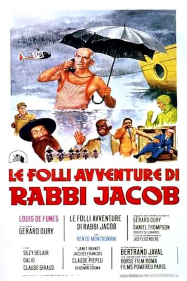 Poster Le folli avventure di Rabbi Jacob