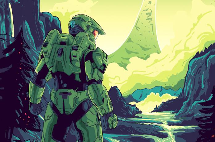 Master Chief in un artwork di Halo Infinite