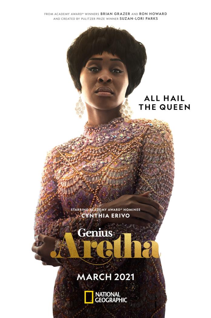 Il poster di Genius: Aretha Cynthia Erivo nella locandina di Genius: Aretha