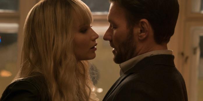 Jennifer Lawrence e Joel Edgerton Jennifer Lawrence e Joel Edgerton in una scena di Red Sparrow