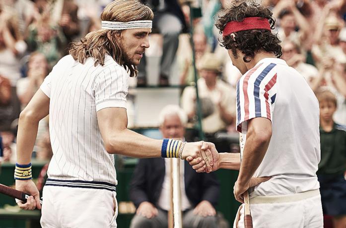 Björn Borg e John McEnroe nella celebre finale di Wimbledon