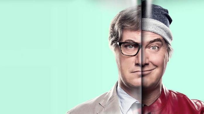Il poster della serie TV Dov'è Mario? I due volti di Corrado Guzzanti in Dov'è Mario?