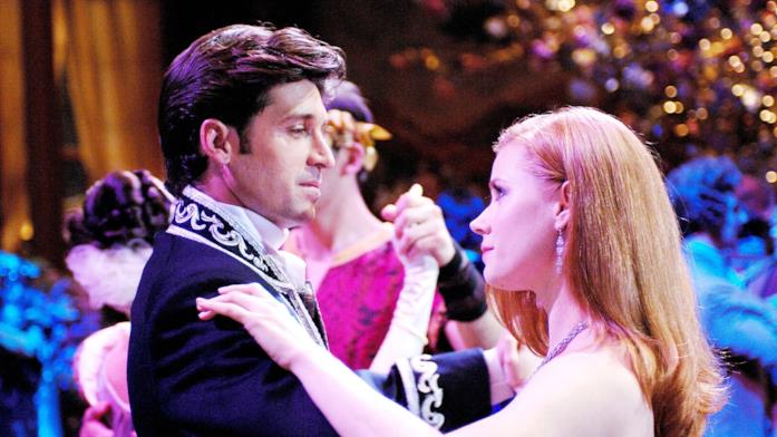 Patrick Dempsey e Amy Adams in una scena di Come d'Incanto