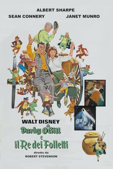 Poster Darby O'Gill e il re dei folletti
