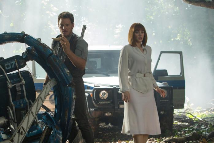 Owen e Claire da Jurassic World