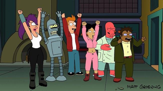 Il cast quasi al completo di Futurama I protagonisti di Futurama