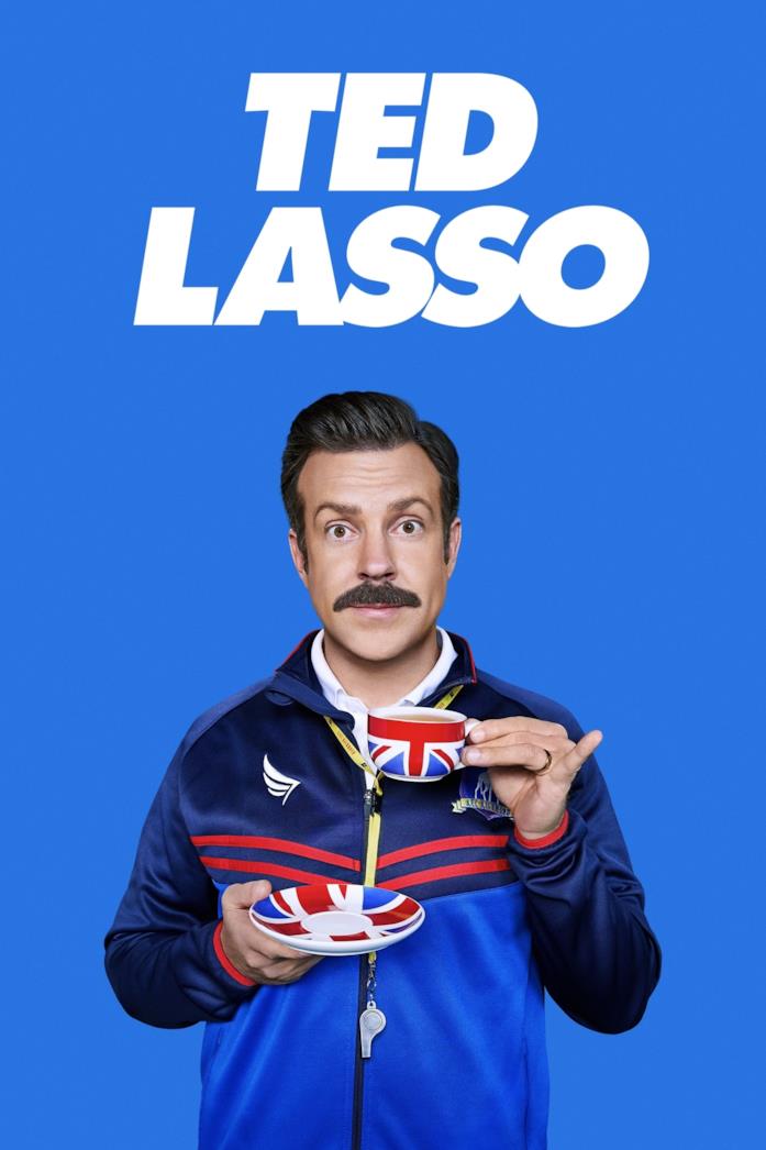 Il poster di Ted Lasso Jason Sudeikis nella locandina di Ted Lasso