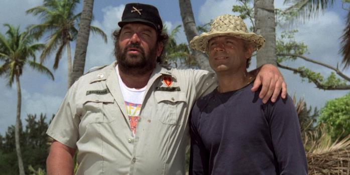 Bud Spencer e Terence Hill, la classifica dei 10 migliori film Bud Spencer e Terence Hill in una scena del film Chi trova un amico trova un tesoro