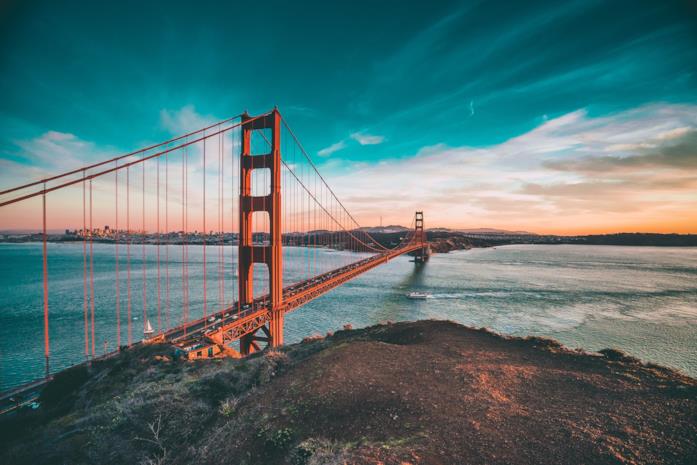 Il Golden Gate Bridge a San Francisco Golden Gate Bridge