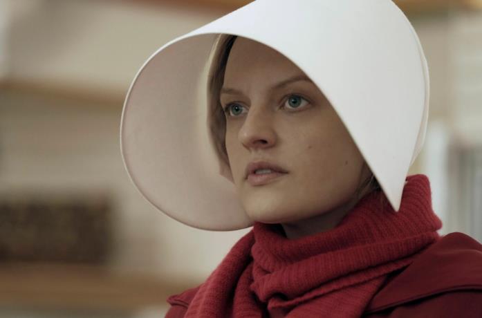 Elisabeh Moss in The Handmaid's Tale