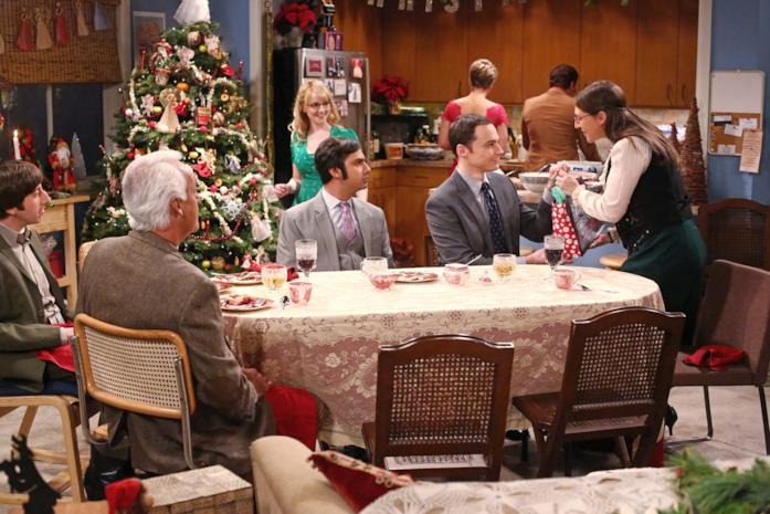 The Big Bang Theory stagione 8 episodio 11 A casa di Raj per festeggiare il Natale