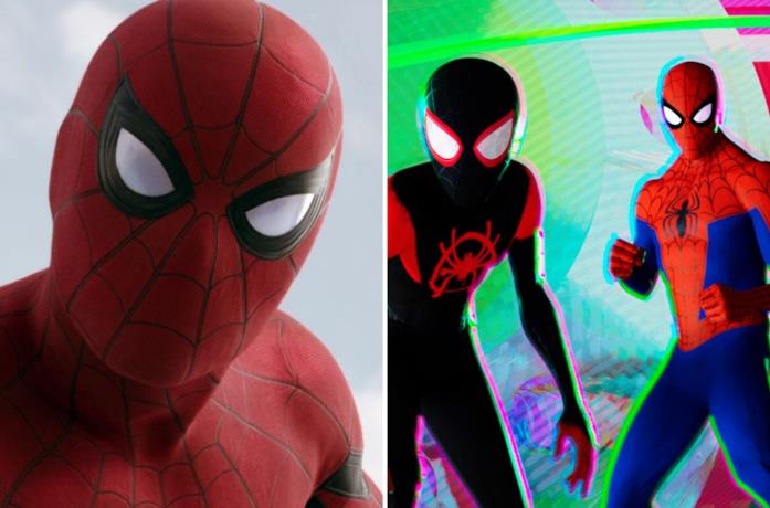 Tre versioni di Spider-Man