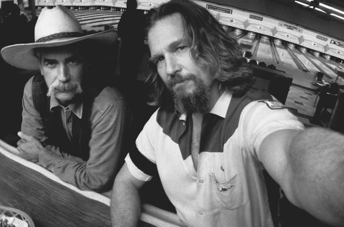 Uno scatto dal set di Jeff Bridges