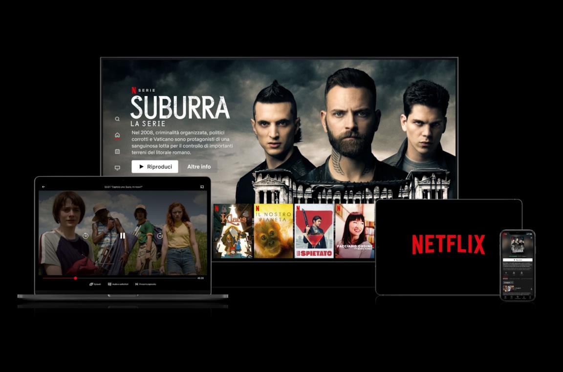La piattaforma di streaming on-demand Netflix