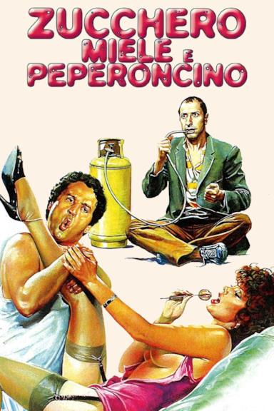 Poster Zucchero, miele e peperoncino