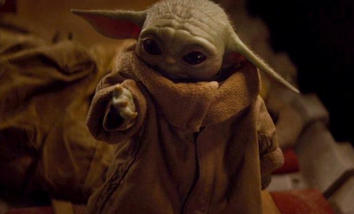 Baby Yoda nel sesto capitolo della serie The Mandalorian