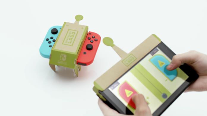 Un esempio di cosa si può costruire con Nintendo Labo per la console Switch