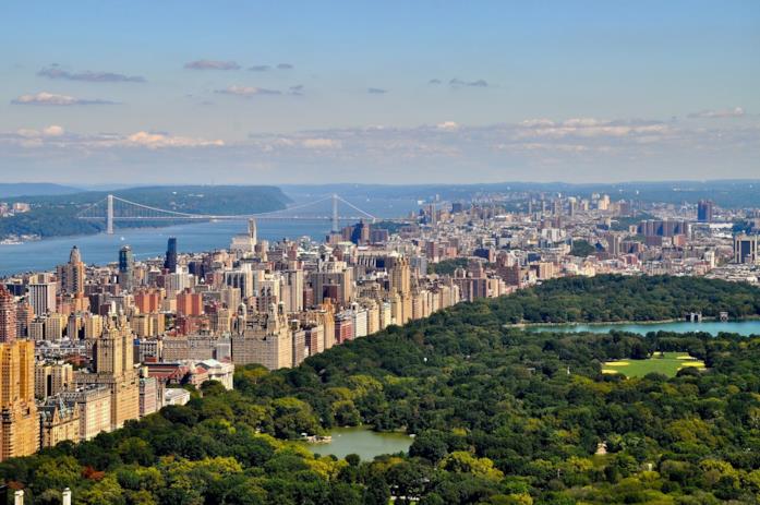 New York e Central Park Il panorama di New York