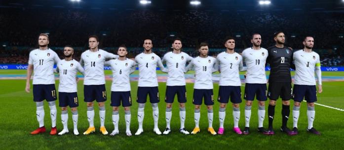La nazionale di calcio italiana in eFootball PES 2021 La nazionale di calcio italiana in eFootball PES 2021