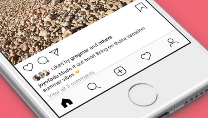 Come appare un post su Instagram senza il numero di Mi Piace