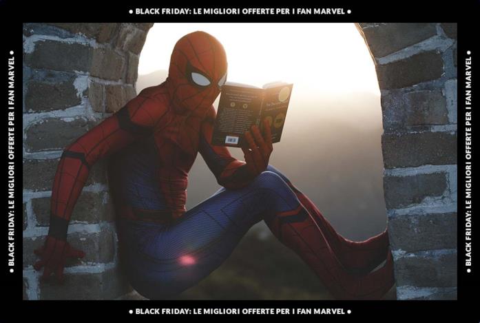 Spider-Man legge un libro