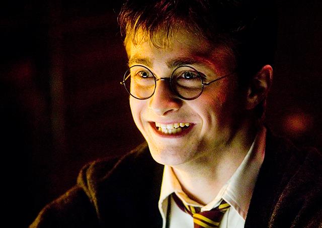 Daniel Radcliffe nei panni di Harry Potter