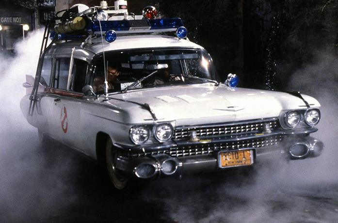 Gli Acchiappafantasmi con la Ecto-1