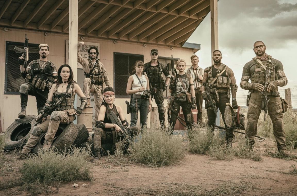 Un'immagine del cast di Army of the Dead