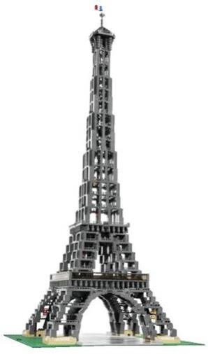 LEGO - Tour Eiffel, Scala 1:300