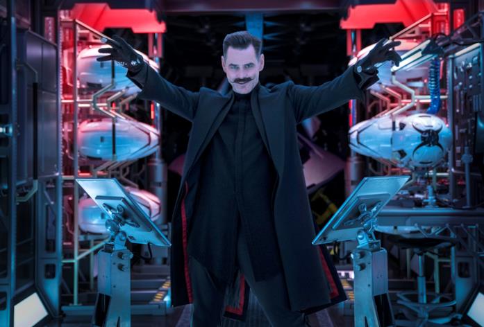 Sonic Jim Carrey nei panni del villain di Sonic
