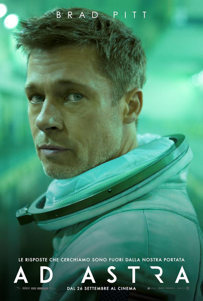 Ad Astra, dal 26 settembre nelle sale italiane Brad Pitt nel poster italiano di Ad Astra