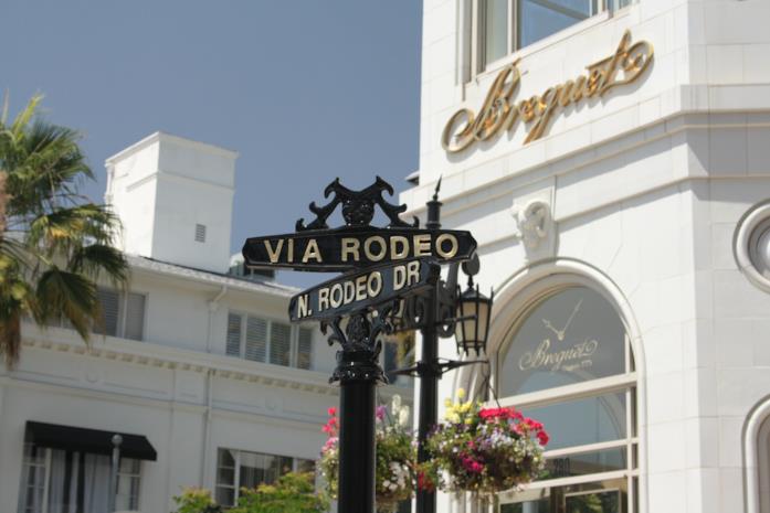 Rodeo Drive a Beverly Hills Un'immagine di Rodeo Drive a Beverly Hills