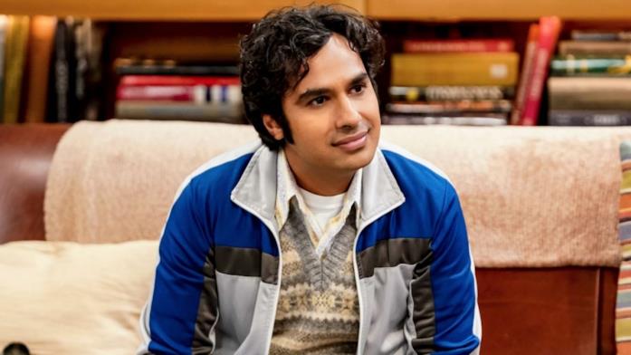Raj, astrofisico di The Big Bang Theory Primo piano di Kunal Nayyar