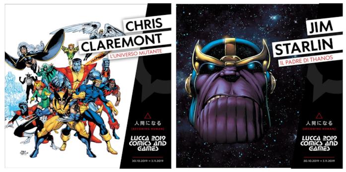 Chris Claremont e Jim Starlin ospiti a Lucca 2019 Gli annunci di Chris Claremont e Jim Starlin ospiti a Lucca 2019