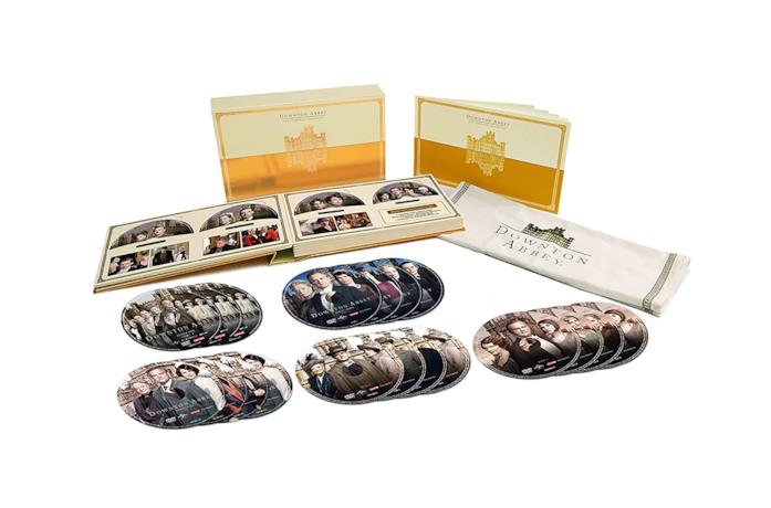 Interno del cofanetto deluxe Downton Abbey