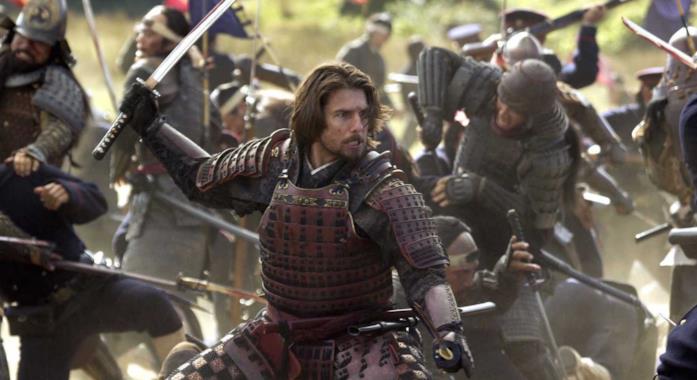 Tom Cruise in una scena de L'Ultimo Samurai