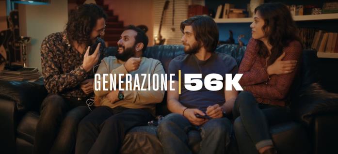I protagonisti parlano con nostalgia del modem 56K Il cast di Generazione 56K