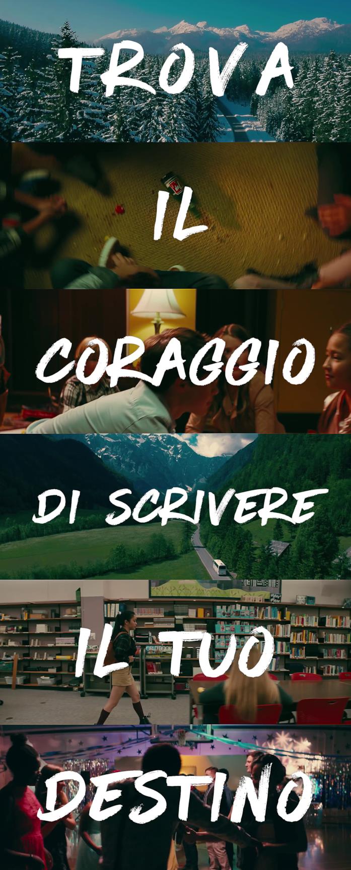 Trova il coraggio di scrivere il tuo destino Trova il coraggio di scrivere il tuo destino