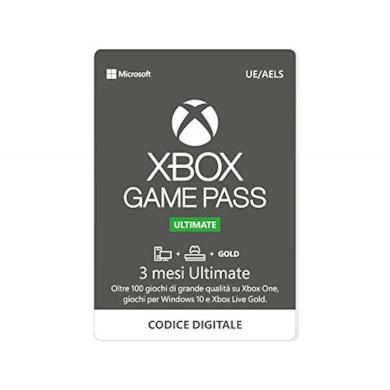 Abbonamento Xbox Game Pass Ultimate - 3 Mesi | Xbox/Win 10 PC - Download Code